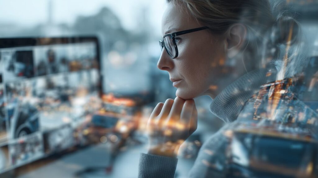 Picking a personal injury lawyer view of a woman in St. Louis