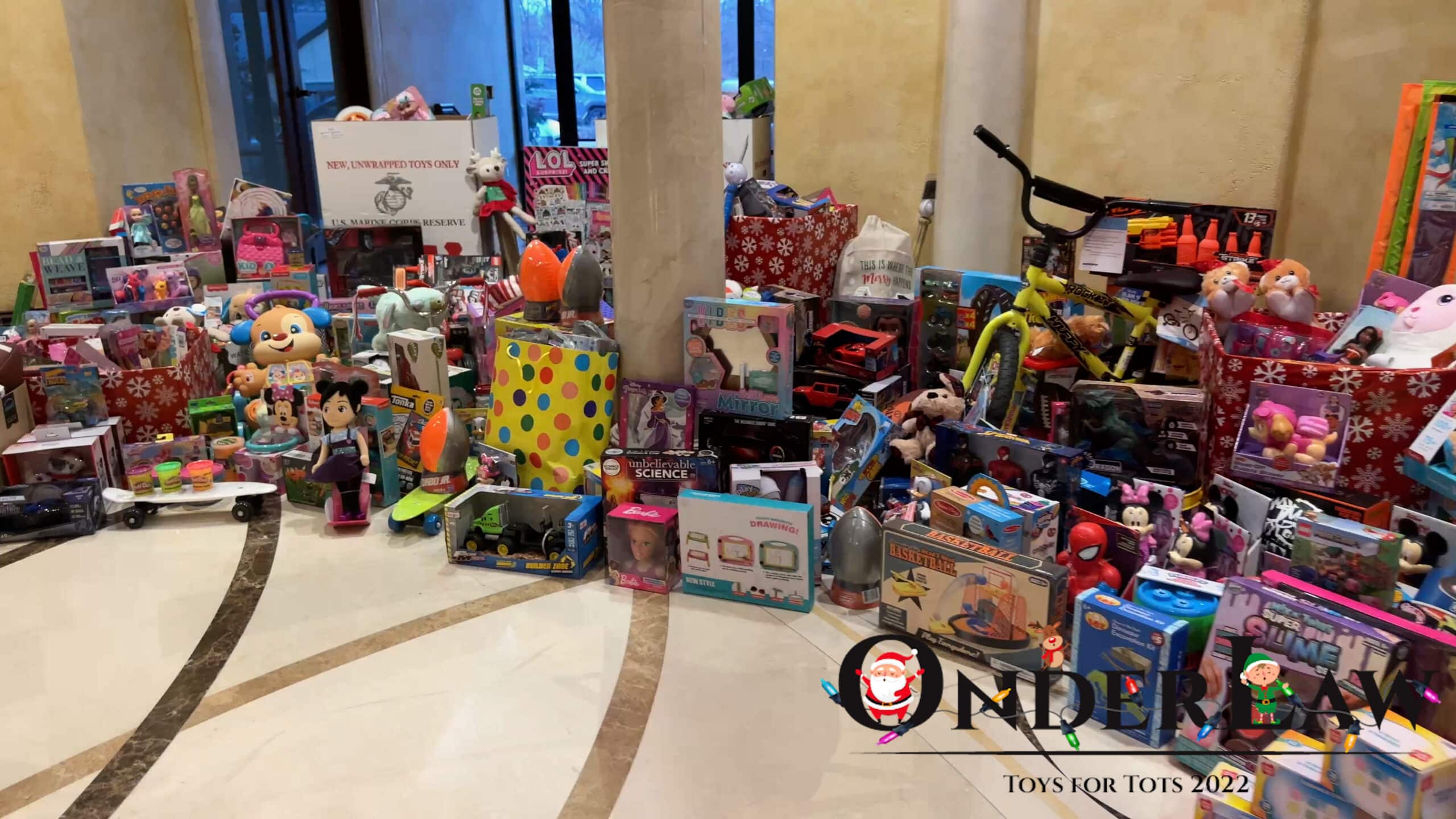 Toys collected during 2022 toy drive