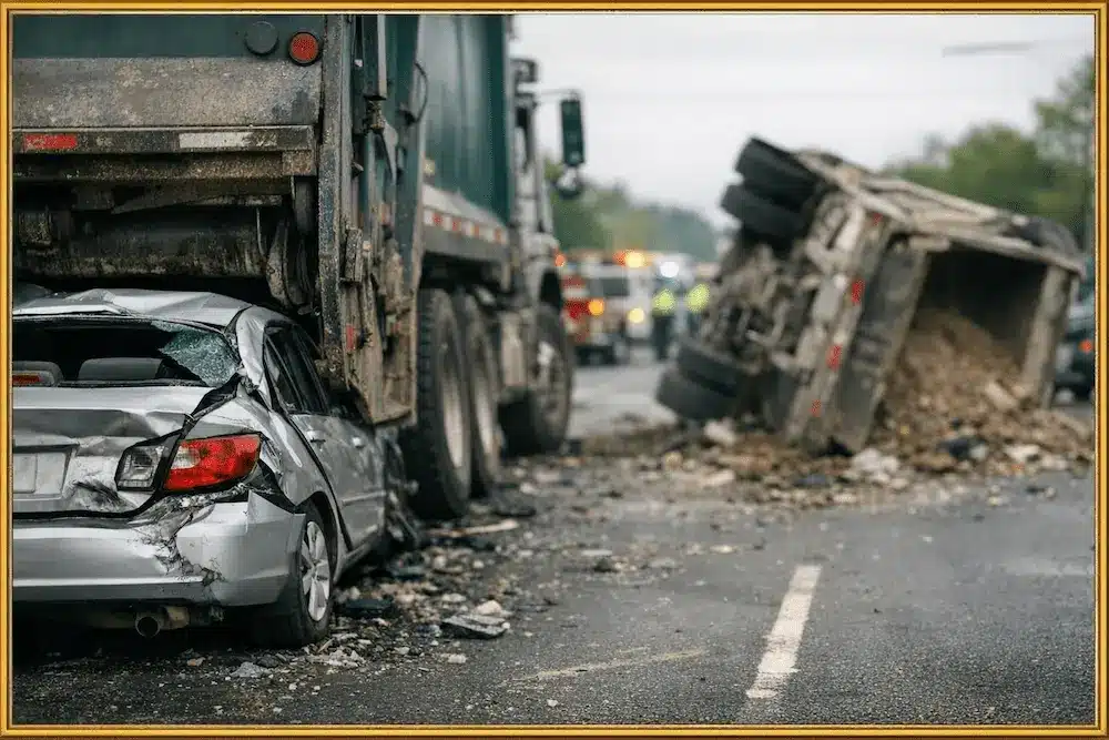 garbage truck accident