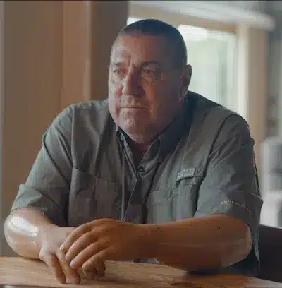 a picture of an Onderlaw personal injury client talking about his relationship with Jim Onder