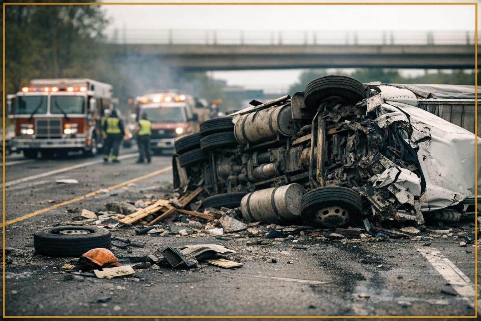 a rollover truck accident