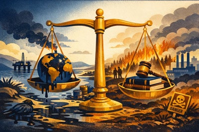 Environmental Disaster Illustration OnderLaw Personal INjury St. Louis