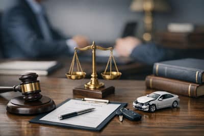 Legal documents and car accident model